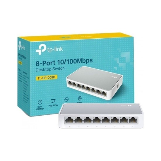 TP-LINK DESKTOP SWITCH ROUTER COM 8-PORT